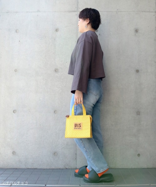 ACCOMMODE（アコモデ）の「チロルチョコ　クーラートートバッグ（トートバッグ・レディース・ブラウン/ホワイト/イエロー・FREE）」の16枚目の写真