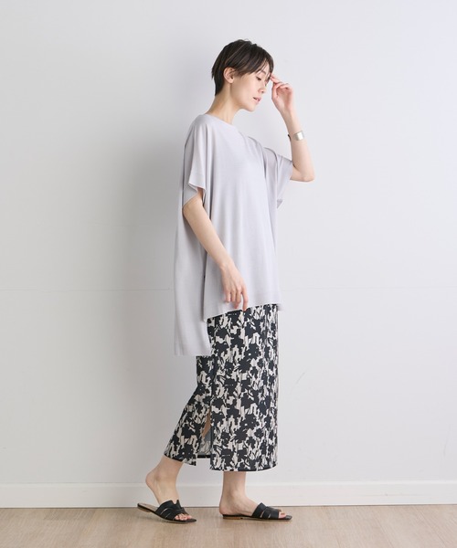 INED CLARO（イネドクラロ）の「シャドーフラワースカート（スカート・レディース・オレンジ/ブラック・フリー）」の20枚目の写真