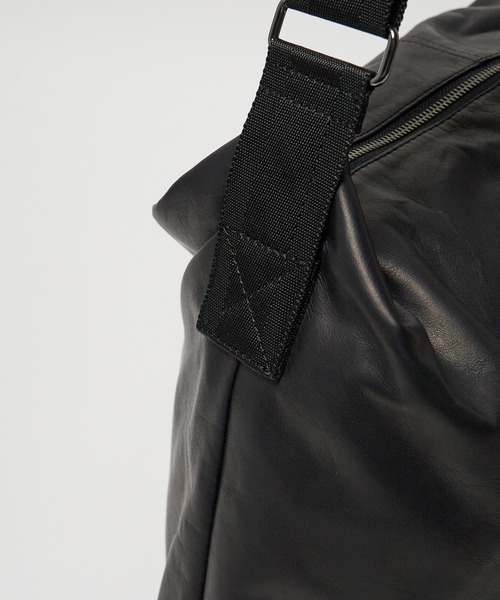 MR.OLIVE(ミスターオリーブ)の「MR.OLIVE/ミスターオリーブ WATER PROOF LIGHT LEATHER / MESSENGER BAG メッセンジャーバッグ レザー(ショルダーバッグ・メンズ・ブラック・FREE)」の8枚目の写真