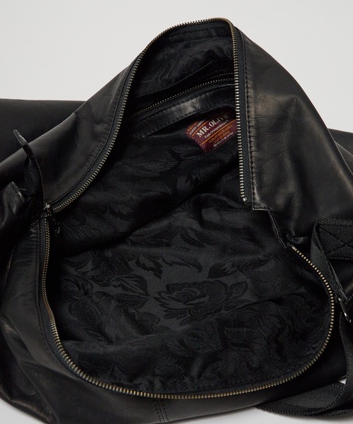 MR.OLIVE(ミスターオリーブ)の「MR.OLIVE/ミスターオリーブ WATER PROOF LIGHT LEATHER / MESSENGER BAG メッセンジャーバッグ レザー(ショルダーバッグ・メンズ・ブラック・FREE)」の10枚目の写真