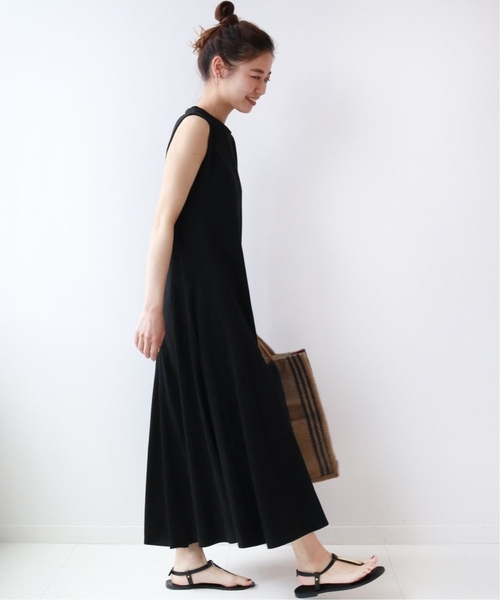 JOURNAL STANDARD relume（ジャーナルスタンダード　レリューム）の「《WEB限定追加》コットンマーメイドラインワンピース（ワンピース・レディース・チャコールグレー/ブラック/コバルトブルー・FREE）」の10枚目の写真