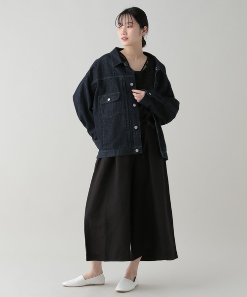 natural by clip デニムワイドジャケットstudio clip natural by clip》デニムワイドジャケット（デニムジャケット