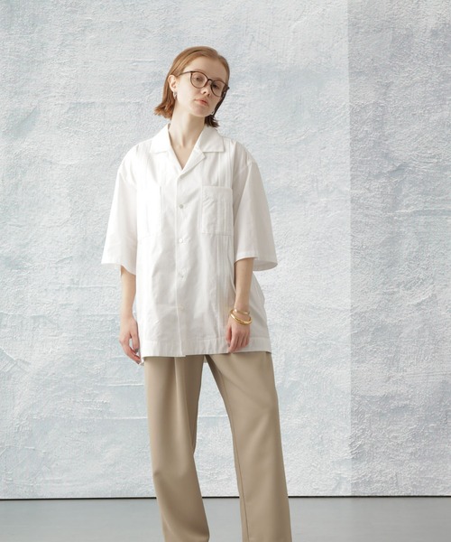 Apo(s)ture(アポスチャー)の「NORAH-005/ライトカルゼ3タックテーパードパンツ(その他パンツ・レディース・ベージュ/ネイビー/モカ/チャコール・XS/S/M/L/XL)」の18枚目の写真