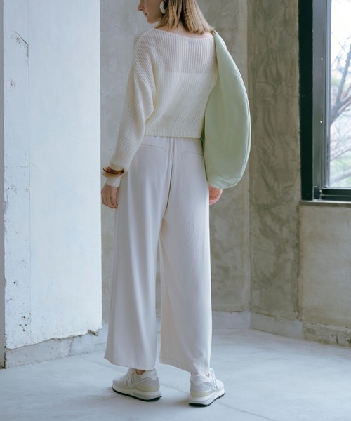 Lil Ambition(リルアンビション)の「フロントスリットパンツ(その他パンツ・レディース・ホワイト/ピンク/ブラック・M/S)」の12枚目の写真