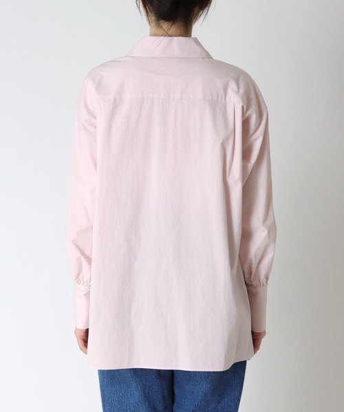 TITE IN THE STORE（ティテ　インザ　ストア）の「オーガニックコットンスキッパーシャツブラウス（シャツ/ブラウス・レディース・ピンク/ブルー・38）」の18枚目の写真