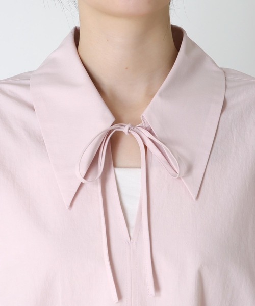 TITE IN THE STORE（ティテ　インザ　ストア）の「オーガニックコットンスキッパーシャツブラウス（シャツ/ブラウス・レディース・ピンク/ブルー・38）」の19枚目の写真