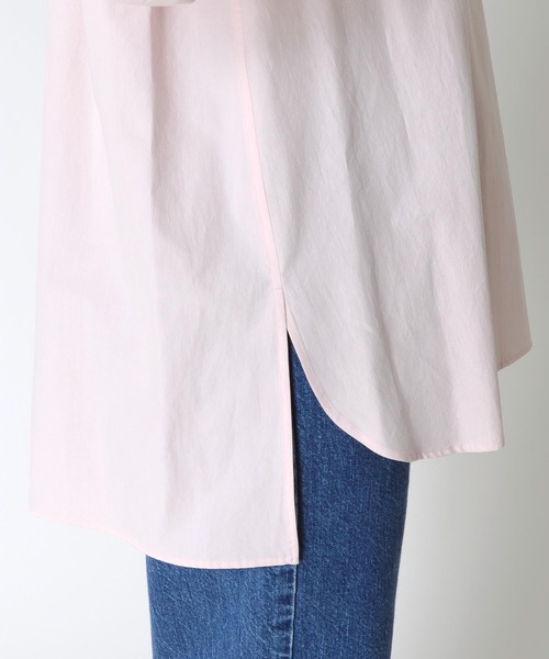 TITE IN THE STORE（ティテ　インザ　ストア）の「オーガニックコットンスキッパーシャツブラウス（シャツ/ブラウス・レディース・ピンク/ブルー・38）」の21枚目の写真