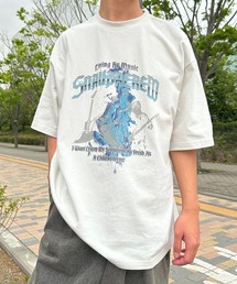 Snap club（スナップクラブ）の「【Snap club】ビッグシルエットヴィンテージ加工グラフィック半袖Tシャツ（Tシャツ/カットソー）」
