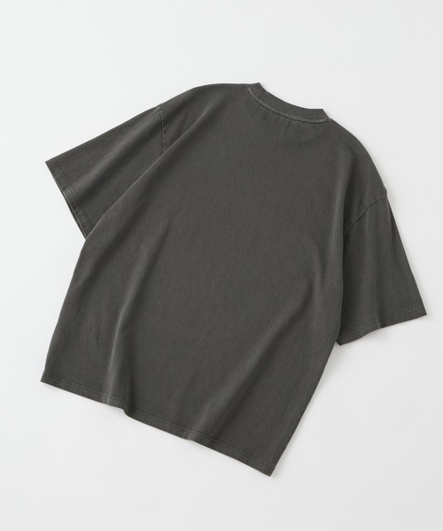ダメージTシャツ ビッグシルエット ヴィンテージ加工 2色 hr9673 MASONPRINCE tシャツ ビッグシルエットヴィンテージ加工ロックT