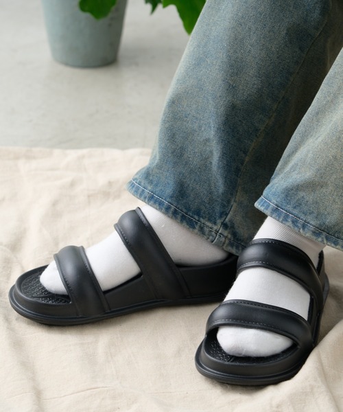 CIAOPANIC TYPY(チャオパニックティピー)の「■【UNISEX】【CARIGA/カリガ】ダブルストラップサンダル(サンダル・レディース・ブラック/ホワイト/ベージュ・23/24/25/26/27/28)」の8枚目の写真