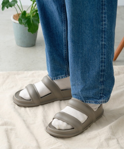 CIAOPANIC TYPY(チャオパニックティピー)の「■【UNISEX】【CARIGA/カリガ】ダブルストラップサンダル(サンダル・レディース・ブラック/ホワイト/ベージュ・23/24/25/26/27/28)」の10枚目の写真