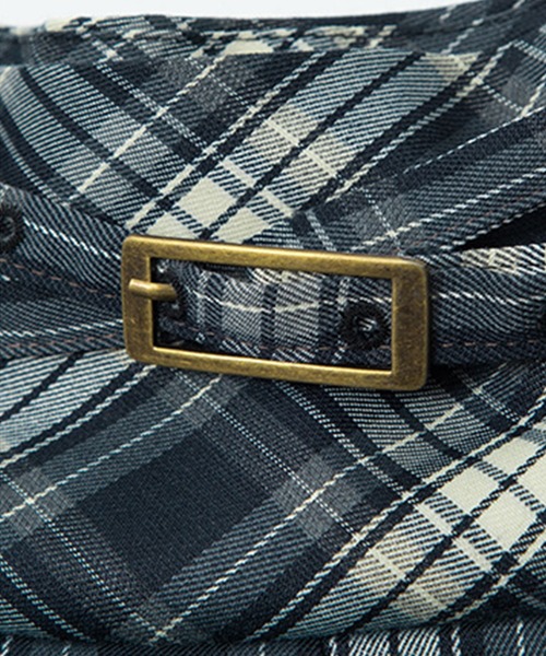 HOOK（フック）の「【HOOK】for girls　チェック柄ボックスプリーツミニスカート（スカート・レディース・ブルー/ブラウン・M/S/L）」の7枚目の写真