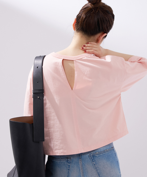 IENA（イエナ）の「ラソギザ クロップドTシャツ（Tシャツ