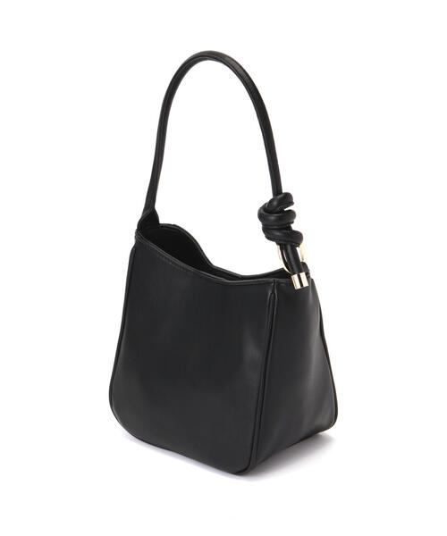 NATURAL BEAUTY BASIC(ナチュラルビューティーベーシック)の「◇【Oggi掲載】サイドノットハンドルワンショルダーバッグ(ショルダーバッグ・レディース・ブラック/オフホワイト/グレー・フリ-)」の6枚目の写真