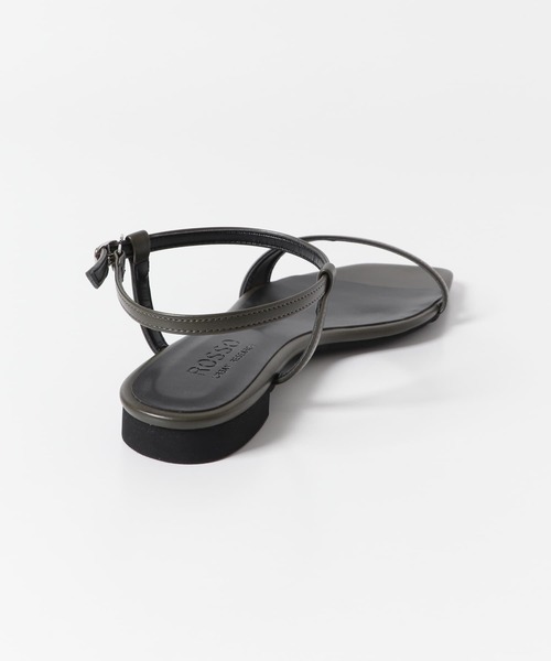 URBAN RESEARCH ROSSO WOMEN（アーバンリサーチ　ロッソ）の「スクエアトゥアンクルストラップサンダル（サンダル・レディース・カーキ/ブラック・37/36/38）」の11枚目の写真