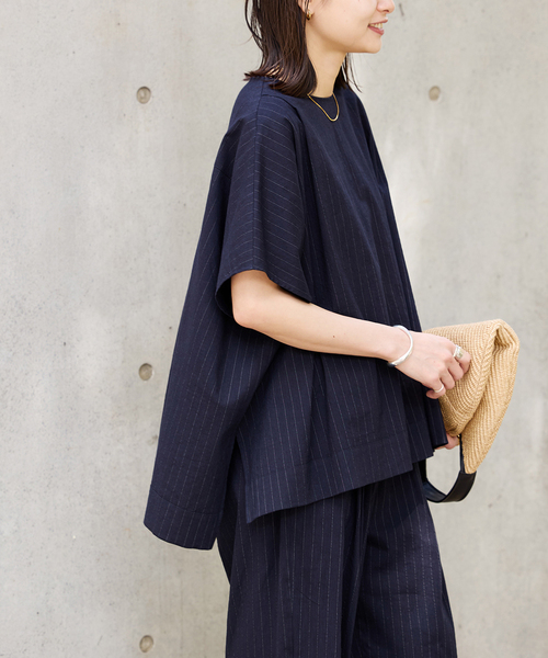 美品 ◆ JOURNAL STANDARD シャツ　コットン　リネン　ネイビー 楽天市場】コットンリネン（ブランドジャーナルスタンダード