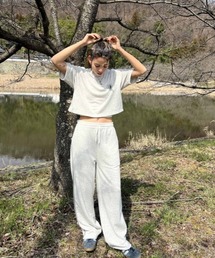 SOL DE VERANO PANTS/ロキシーウエストゴムスウェットパンツ