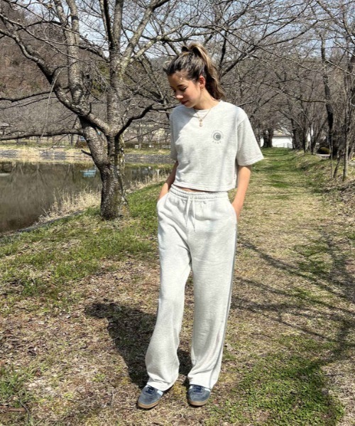 ROXY(ロキシー)の「SOL DE VERANO PANTS/ロキシーウエストゴムスウェットパンツ(スウェットパンツ・レディース・パープル/ブラウン/グレー・MEDIUM/LARGE/SMALL)」の21枚目の写真