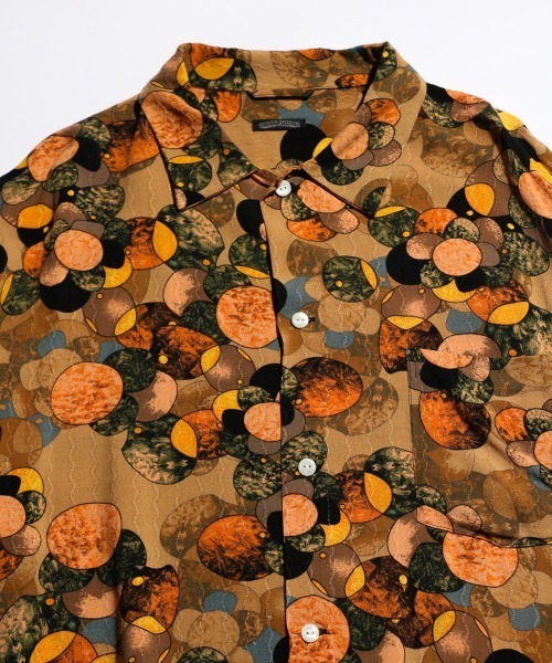 SUNNY  SPORTS（サニースポーツ）の「SUNNY SPORTS / サニースポーツ PRINTED BOX SHIRTS プリントボックスシャツ（シャツ/ブラウス・メンズ・ブラウン/ブラック・X-SMALL/MEDIUM/LARGE）」の10枚目の写真