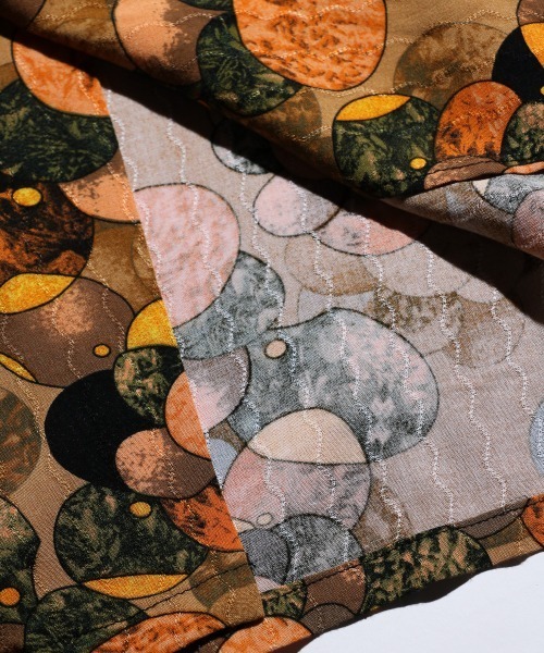 SUNNY  SPORTS（サニースポーツ）の「SUNNY SPORTS / サニースポーツ PRINTED BOX SHIRTS プリントボックスシャツ（シャツ/ブラウス・メンズ・ブラウン/ブラック・X-SMALL/MEDIUM/LARGE）」の4枚目の写真