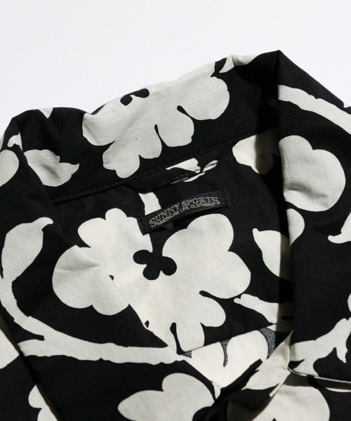 SUNNY  SPORTS（サニースポーツ）の「SUNNY SPORTS / サニースポーツ PRINTED BOX SHIRTS プリントボックスシャツ（シャツ/ブラウス・メンズ・ブラウン/ブラック・X-SMALL/MEDIUM/LARGE）」の22枚目の写真