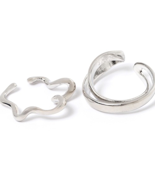 studio CLIP(スタディオクリップ)の「イヤーカフ 2個SET(ピアス(両耳用)・レディース・その他1/その他2・FREE)」の4枚目の写真