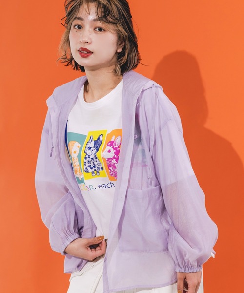 しょーせー ScoLar（スカラー）の「142625：花×ネコロゴプリント シアー