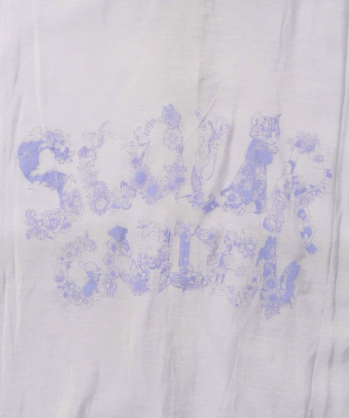 トップス K ScoLar（スカラー）の「142625：花×ネコロゴプリント シアーフード