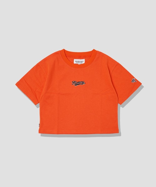 MEMORY】ショート丈 シンプルMEMORY刺繍ヘビーウェイトTシャツ