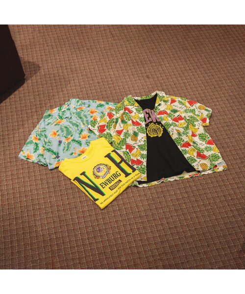 BREEZE（ブリーズ）の「【リンク】リゾートアロハシャツ(大人)（シャツ/ブラウス・レディース・オフホワイト/ブルー・MEDIUM/LARGE）」の4枚目の写真