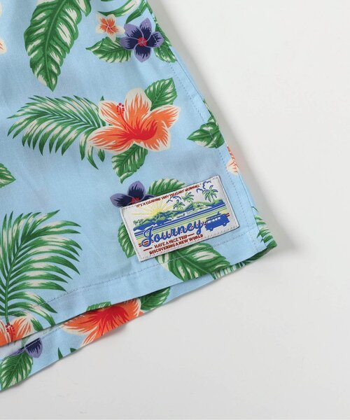 BREEZE（ブリーズ）の「【リンク】リゾートアロハシャツ(大人)（シャツ/ブラウス・レディース・オフホワイト/ブルー・MEDIUM/LARGE）」の6枚目の写真