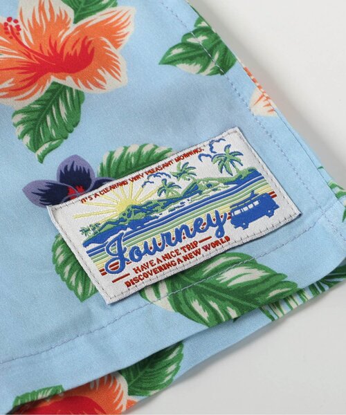 BREEZE（ブリーズ）の「【リンク】リゾートアロハシャツ(大人)（シャツ/ブラウス・レディース・オフホワイト/ブルー・MEDIUM/LARGE）」の7枚目の写真