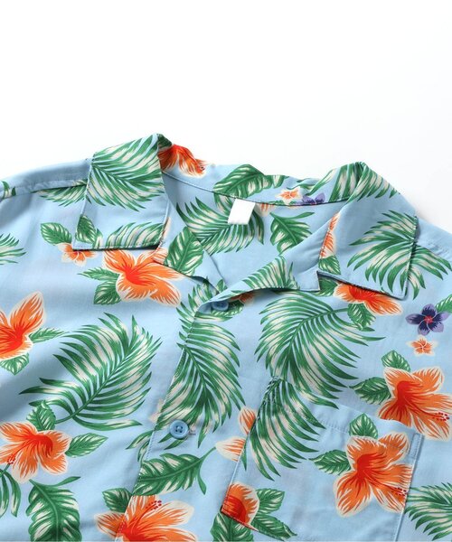 BREEZE（ブリーズ）の「【リンク】リゾートアロハシャツ(大人)（シャツ/ブラウス・レディース・オフホワイト/ブルー・MEDIUM/LARGE）」の12枚目の写真