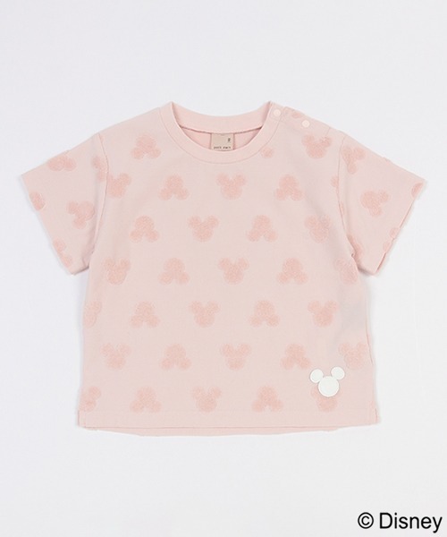 セール】【Disney】パイルジャガード柄Tシャツ（Tシャツ