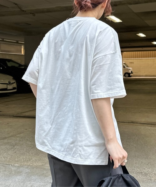 CPCM（シーピーシーエム）の「サガラ刺繍アソートモチーフビッグT（Tシャツ/カットソー・レディース・ホワイト/ホワイト系その他/グレー系その他/オフホワイト/グレー/キナリ/グレー系その他2/グレー系その他3/ネイビー/ホワイト系その他3/ブラック/ホワイト系その他2・FREE）」の15枚目の写真