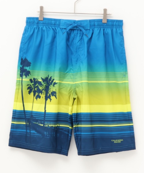 セール】CALIFORNIA SHORE フォトプリント サーフショーツ（水着