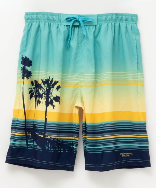 セール】CALIFORNIA SHORE フォトプリント サーフショーツ（水着