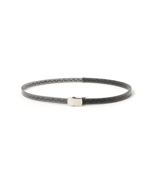 BEAMS BOY(ビームスボーイ)の「PIKE / 別注 15mm クリア レース ベルト(ベルト・レディース・ブラック/ホワイト・ONE SIZE)」の1枚目の写真