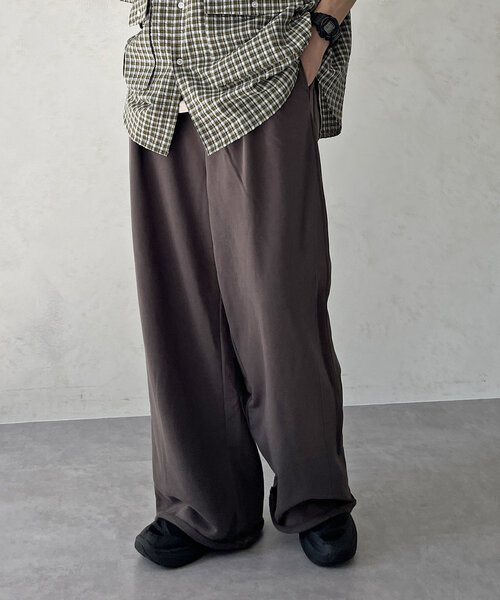 CPCM（シーピーシーエム）の「ワイドスウェットパンツ（その他パンツ・メンズ・ホワイト/チャコールグレー/グレイッシュベージュ・MEDIUM/LARGE）」の3枚目の写真
