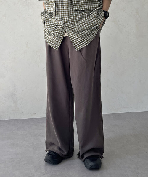 CPCM（シーピーシーエム）の「ワイドスウェットパンツ（その他パンツ・メンズ・ホワイト/チャコールグレー/グレイッシュベージュ・MEDIUM/LARGE）」の10枚目の写真