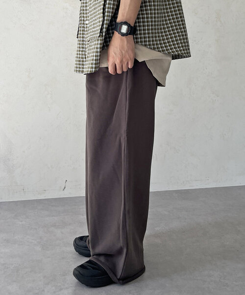 CPCM（シーピーシーエム）の「ワイドスウェットパンツ（その他パンツ・メンズ・ホワイト/チャコールグレー/グレイッシュベージュ・MEDIUM/LARGE）」の12枚目の写真