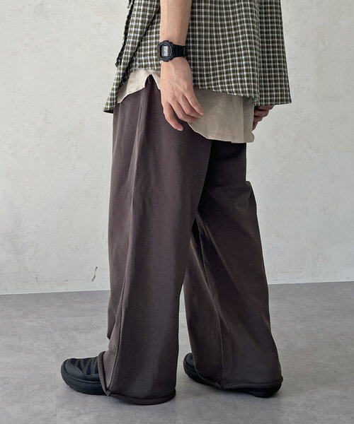 CPCM（シーピーシーエム）の「ワイドスウェットパンツ（その他パンツ・メンズ・ホワイト/チャコールグレー/グレイッシュベージュ・MEDIUM/LARGE）」の13枚目の写真