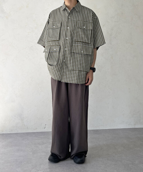 CPCM（シーピーシーエム）の「ワイドスウェットパンツ（その他パンツ・メンズ・ホワイト/チャコールグレー/グレイッシュベージュ・MEDIUM/LARGE）」の16枚目の写真