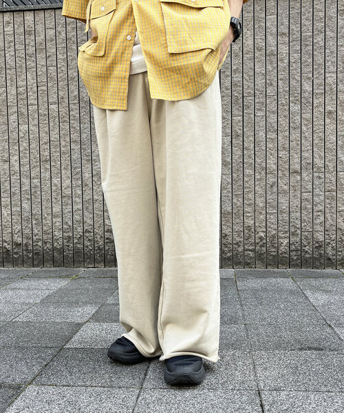 CPCM（シーピーシーエム）の「ワイドスウェットパンツ（その他パンツ・メンズ・ホワイト/チャコールグレー/グレイッシュベージュ・MEDIUM/LARGE）」の22枚目の写真