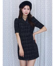 EATME | テーラードカラーミニワンピース(ワンピース)