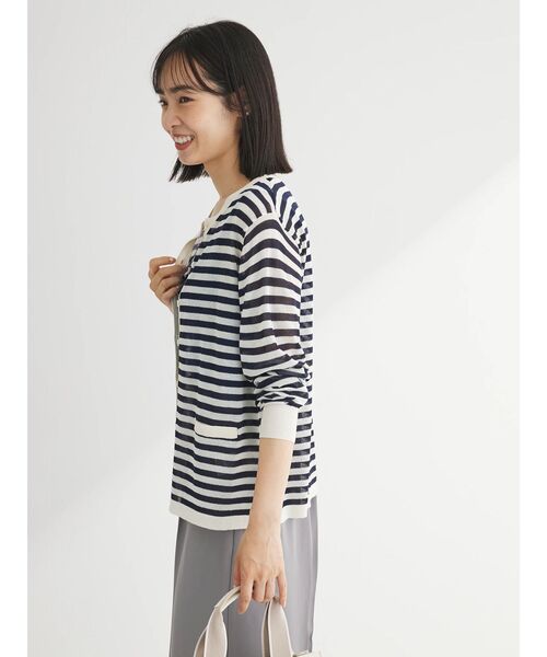 Green　Parks（グリーンパークス）の「推しニット　クルーネックカーディガン（カーディガン/ボレロ・レディース・ブルー/その他7/レッド/ブラック/オフホワイト・FREE）」の11枚目の写真