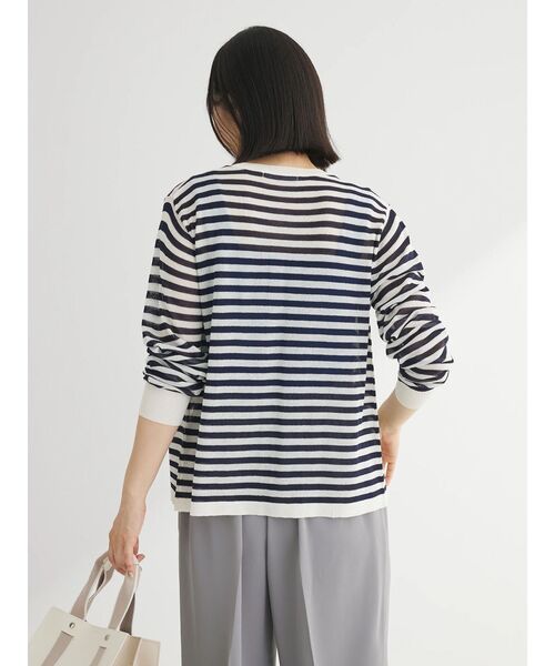 Green　Parks（グリーンパークス）の「推しニット　クルーネックカーディガン（カーディガン/ボレロ・レディース・ブルー/その他7/レッド/ブラック/オフホワイト・FREE）」の12枚目の写真