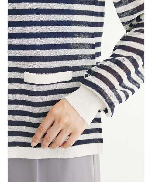 Green　Parks（グリーンパークス）の「推しニット　クルーネックカーディガン（カーディガン/ボレロ・レディース・ブルー/その他7/レッド/ブラック/オフホワイト・FREE）」の14枚目の写真