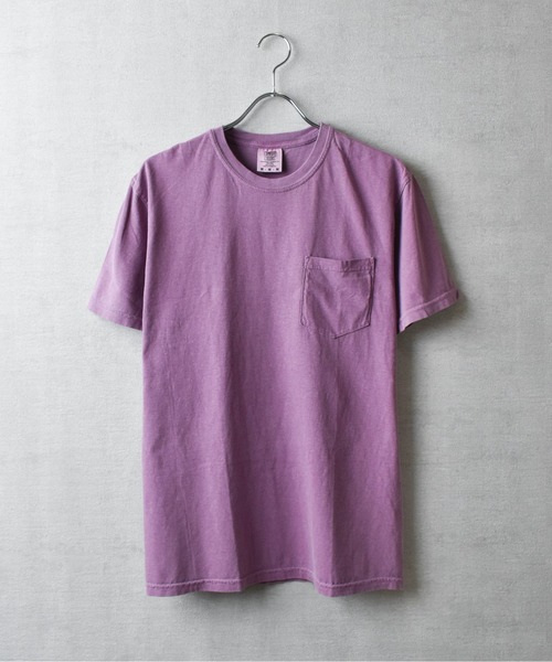 comfort colors(コンフォートカラーズ)の「『COMFORT COLORS/コンフォートカラーズ』6.1oz ガーメントダイ ポケット Tシャツ(Tシャツ/カットソー・メンズ・マスタード/ホワイト/レッド系/ネイビー系/ブルー系/スミクロ/グリーン系・LARGE/MEDIUM/X-LARGE)」の21枚目の写真