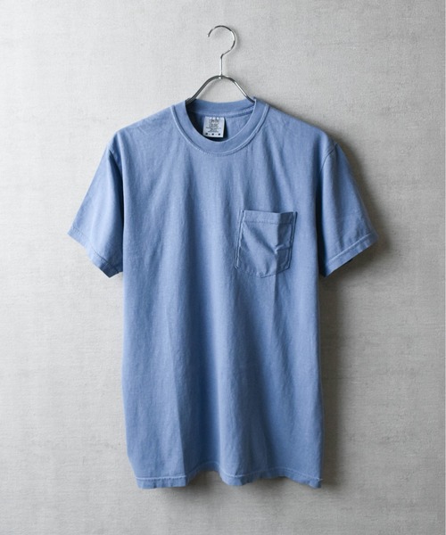 comfort colors(コンフォートカラーズ)の「『COMFORT COLORS/コンフォートカラーズ』6.1oz ガーメントダイ ポケット Tシャツ(Tシャツ/カットソー・メンズ・マスタード/ホワイト/レッド系/ネイビー系/ブルー系/スミクロ/グリーン系・LARGE/MEDIUM/X-LARGE)」の14枚目の写真
